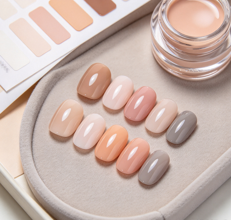 Nude-Tone Custom Manicure